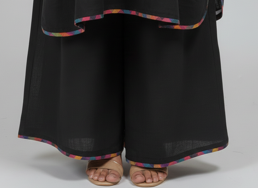 Black kurta set